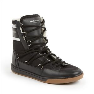 Saint Laurent Black Court Class Sneakers